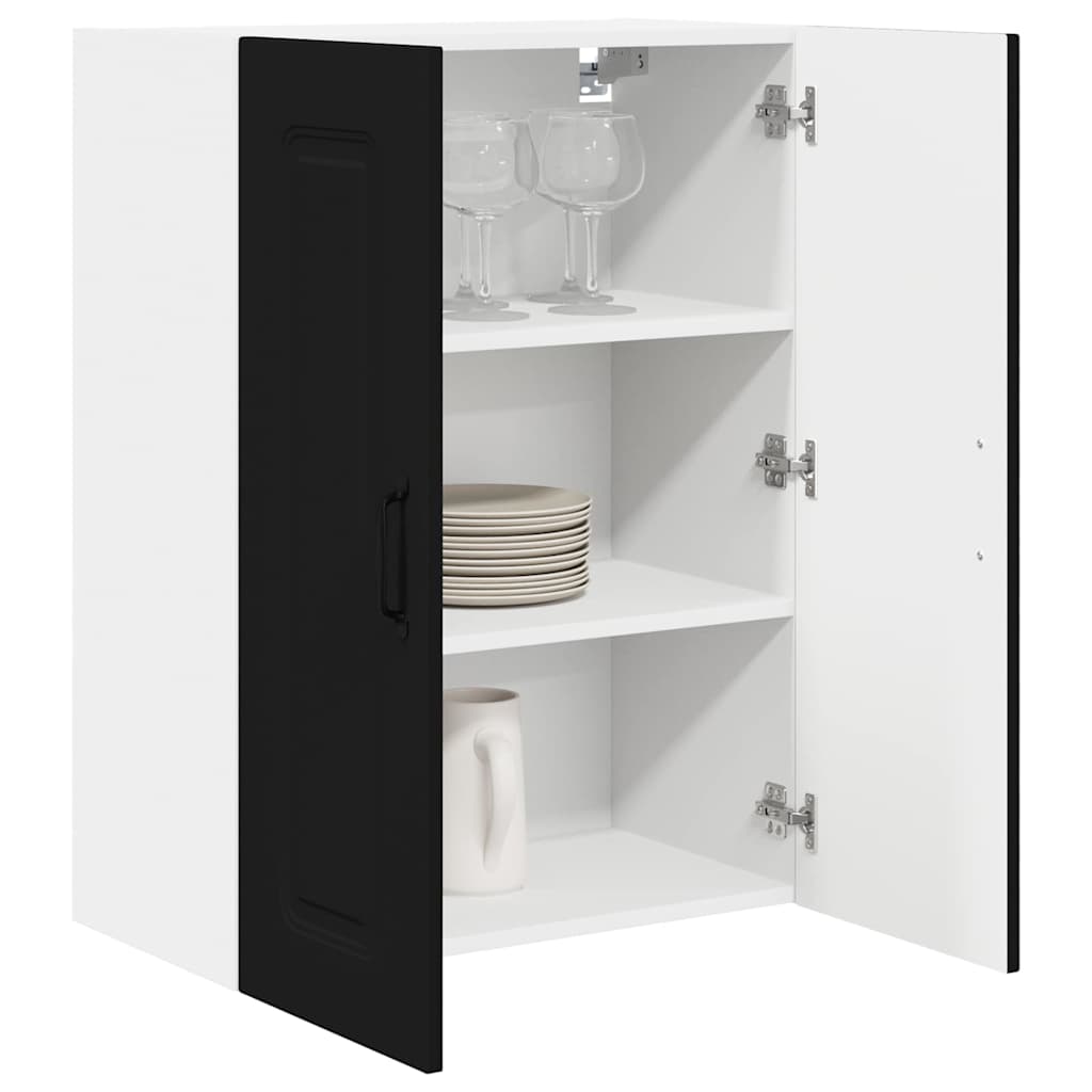 Kitchen Wall Cabinet Black 60 x 31 x 80 cm Engineered Wood